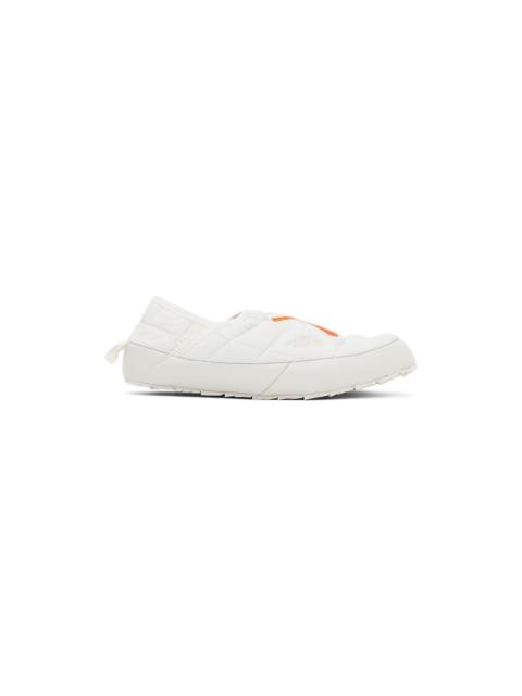 The North Face White KAWS Edition Thermoball Traction Mules