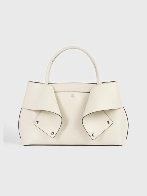 TOTEME Mercer leather tote stone/red