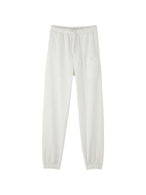 drawstring-waist cotton pant