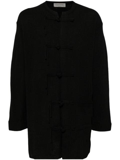 Yohji Yamamoto frog button cardigans