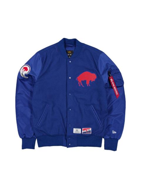 ALPHA INDUSTRIES BUFFALO BILLS X ALPHA X NEW ERA MA-1 BOMBER JACKET