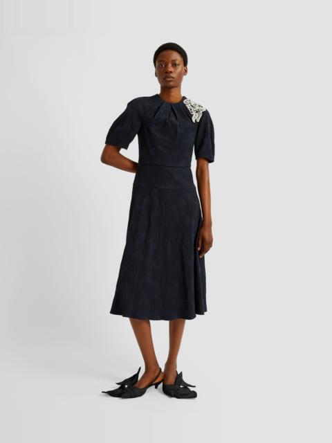 Erdem SHORT SLEEVE MIDI DRESS