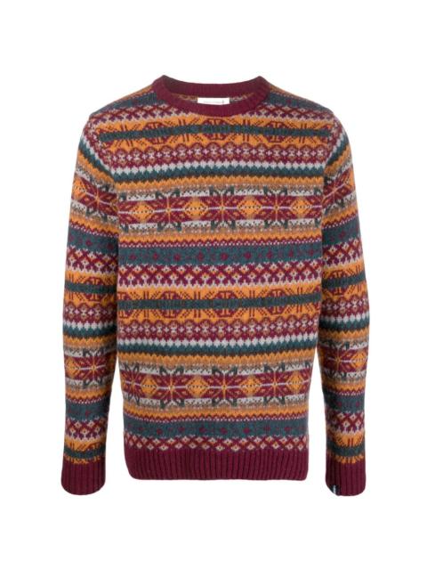 IMPULSE Fair Isle knit jumper