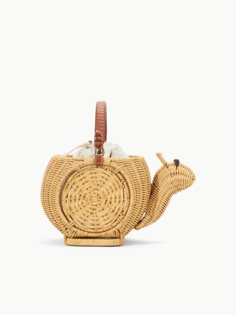 STAUD ESCARGOT WICKER BASKET BAG NATURAL