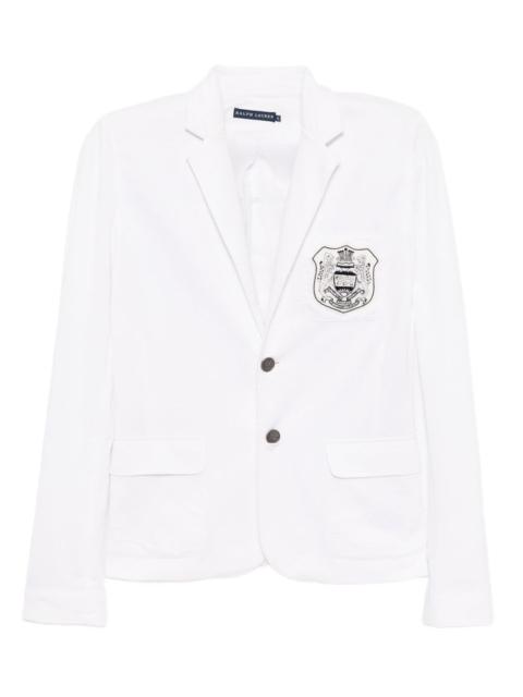 Polo Ralph Lauren logo-embroidered blazer