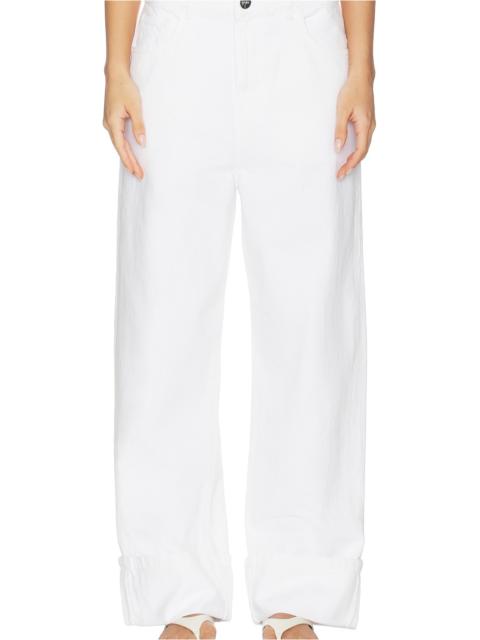 RÓHE Baggy Fit Turn-up Denim