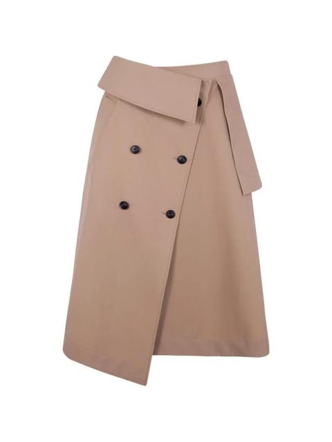 RÓHE Deconstructed Trench Skirt