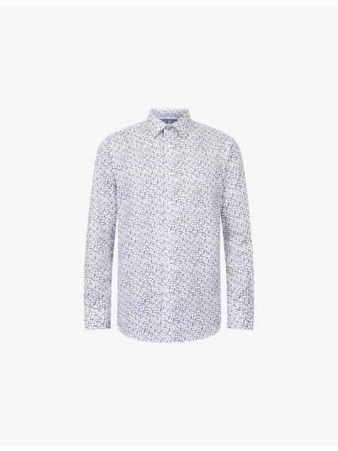 Paul Smith Ditsy Long-Sleeve Cotton Shirt