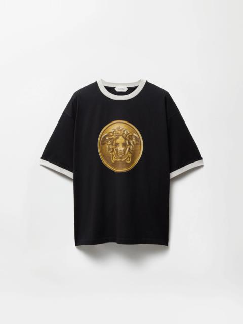 VERSACE Printed Cotton-Jersey Regular T-Shirt
