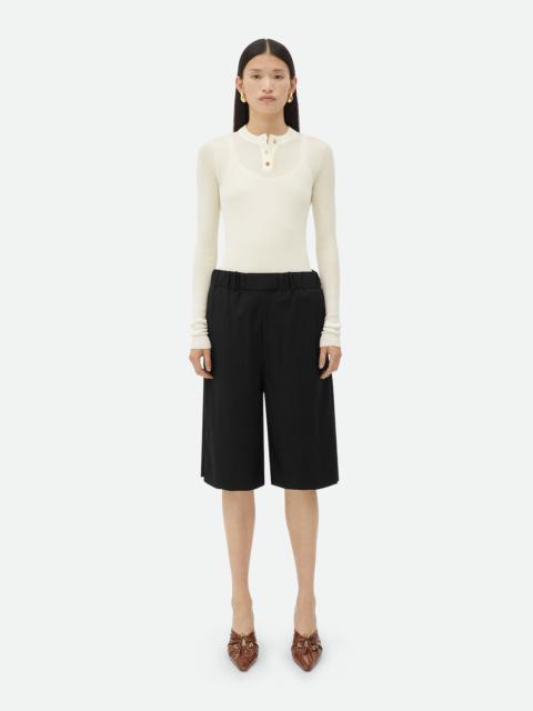 Bottega Veneta Light Wool Shorts