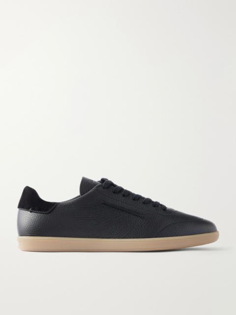 ZEGNA 232 Full-Grain Leather Sneakers Black