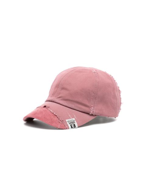 frayed detailing cap