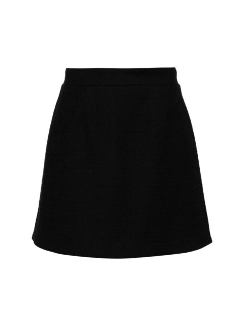 tweed mini skirt