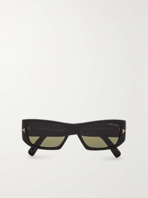 Andres square-frame acetate sunglasses