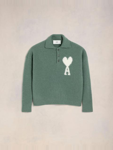 AMI Paris OFF-WHITE AMI DE COEUR POLO