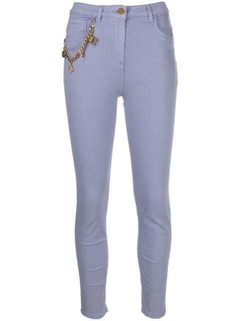 ELISABETTA FRANCHI charm-detail denim jeans