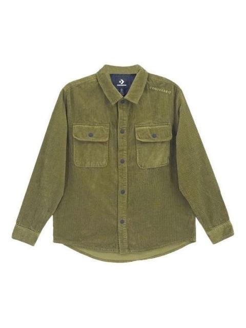 Converse Overhead Shirt Jacket 'Olive Green' 10019954-A11