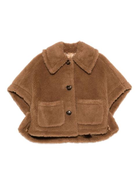 Max Mara patch-pocket cape