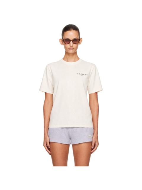Sporty & Rich Off-White Wimbledon T-shirt