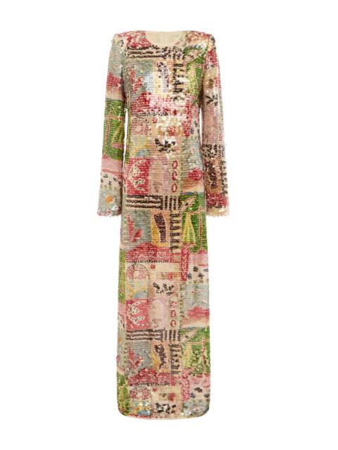 ALÉMAIS Lumira Sequin Gown