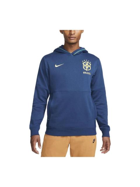 Nike Nike Brazil Travel Fleece Soccer Hoodie 'Blue' DH4822-490