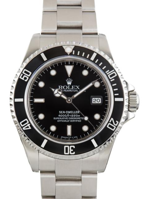 ROLEX Used Rolex Sea-Dweller Stainless Steel 16600 Black Dial