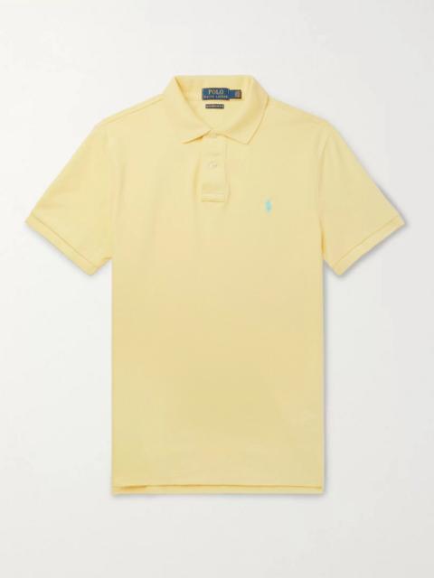 Polo Ralph Lauren Slim-Fit Logo-Embroidered Cotton-Piqué Polo Shirt