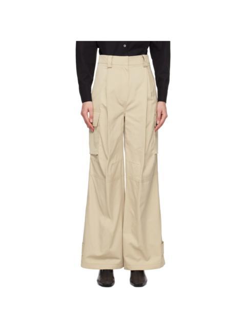 Beige Cargo Pant