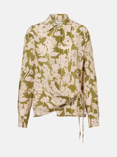 Victoria Beckham floral-print shirt
