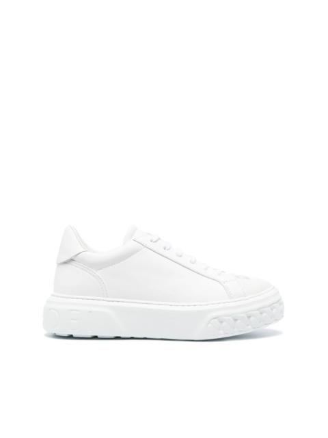 CASADEI logo-patch low-top sneakers