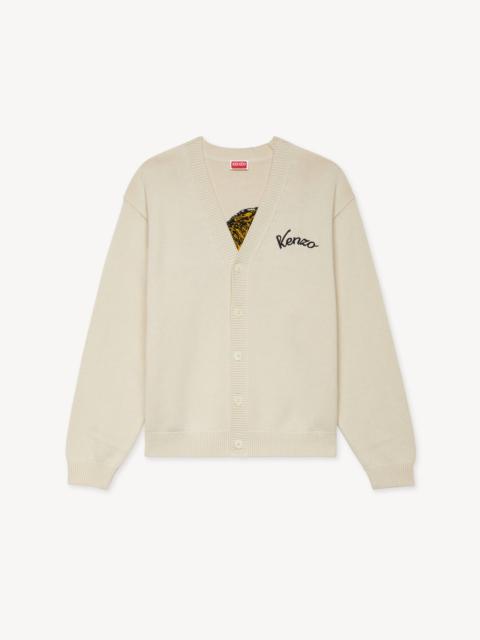 KENZO 'KENZO Jumping Tiger' cardigan in wool cotton