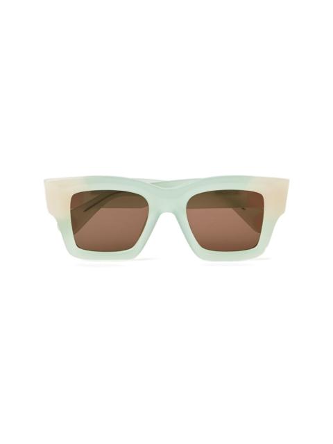 JACQUEMUS Baci square-frame sunglasses