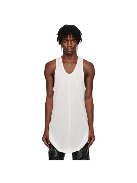 Julius Off-White Paneled Long Sleeve T-Shirt