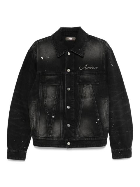 AMIRI Amiri Paint-splatter Denim Jacket