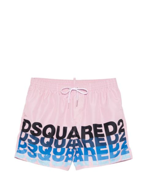 DSQUARED2 logo-print swim shorts