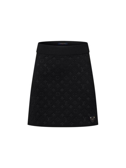 Louis Vuitton Monogram Knit Skirt