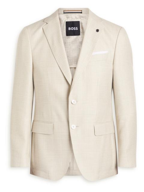 BOSS Boss Hutson Hounds Tooth Wool-blend Blazer