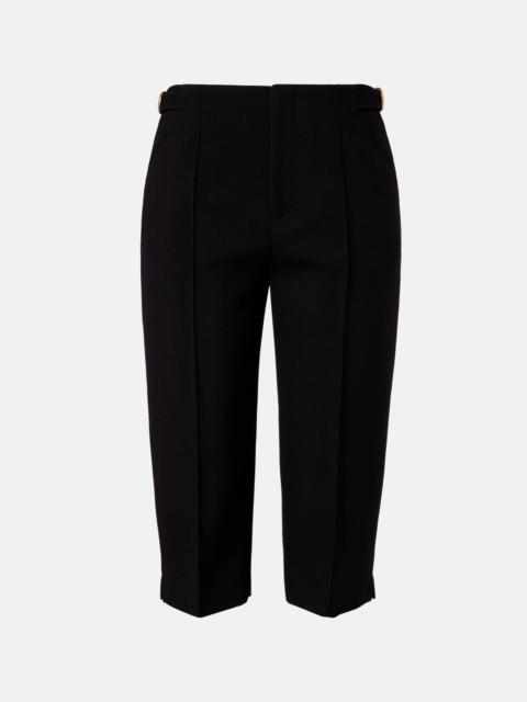 Chloé Virgin wool crêpe capri pants