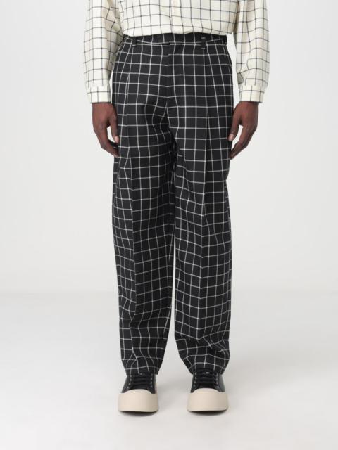 Marni Marni pants in virgin wool with check pattern