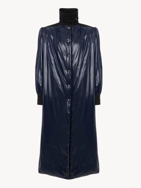Chloé LONG UTILITARIAN COAT IN SHINY NYLON