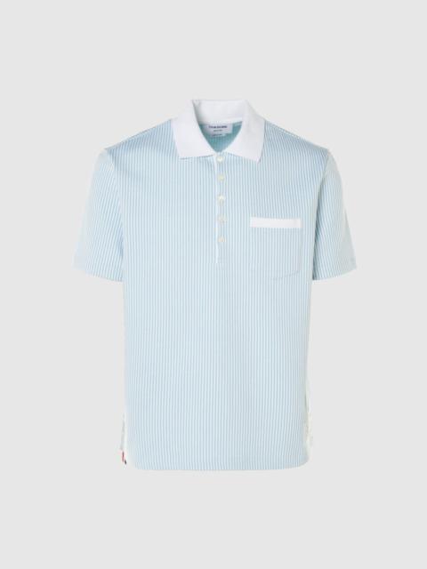 Thom Browne SS SEERSUCKER POCKET POLO