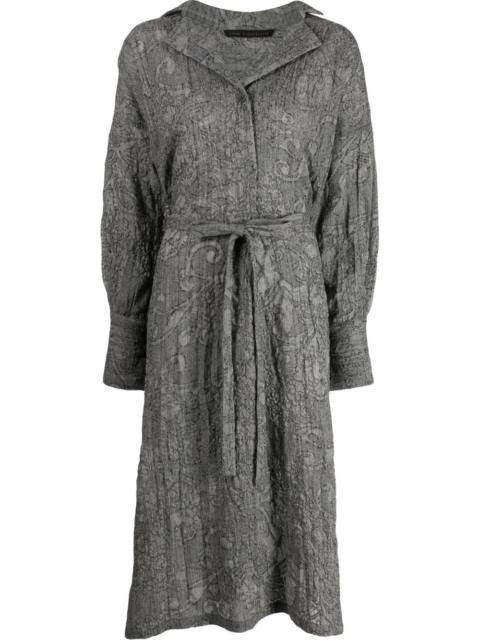 Forme D'Expression long-sleeve tunic shirt dress