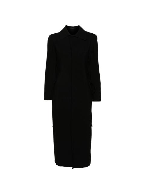 Yohji Yamamoto midi shirt dress