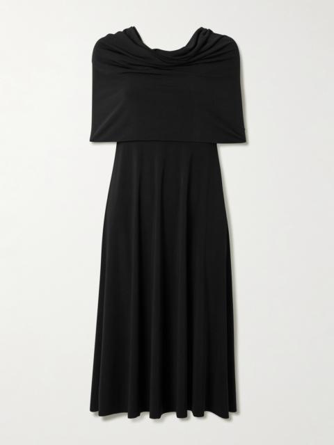 NORMA KAMALI Off-the-shoulder Jersey Midi Dress
