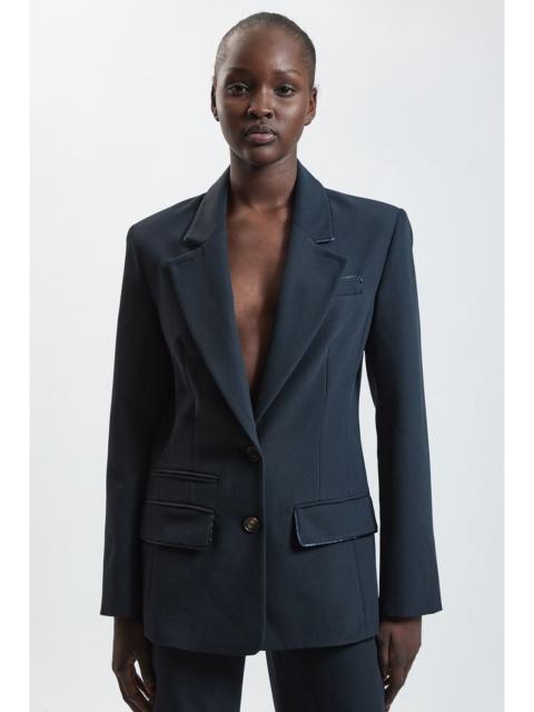 KAREN MILLEN Tailored Stretch Single Breasted Blazer