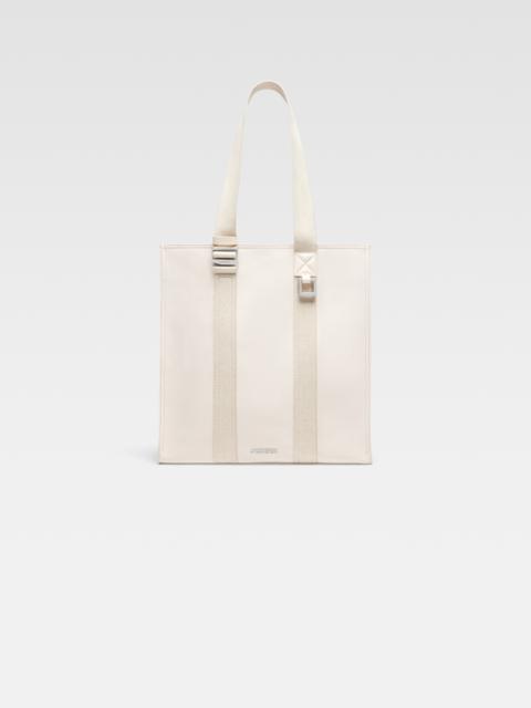 Le Cabas Cuerda Canvas Tote Bag in White - Jacquemus