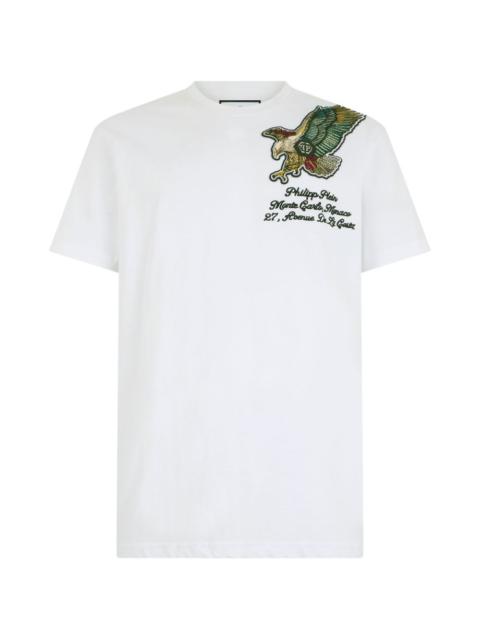 PHILIPP PLEIN embroidered-patch T-shirt