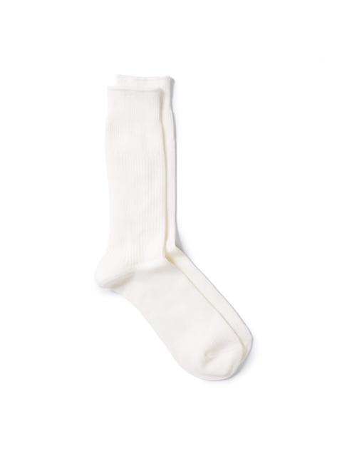 ANONYMOUSISM Anonymous Ism Brilliant Crew Sock Off White