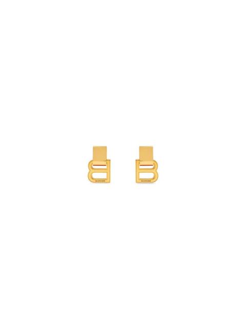 BALENCIAGA Women's Hourglass Earrings in Gold