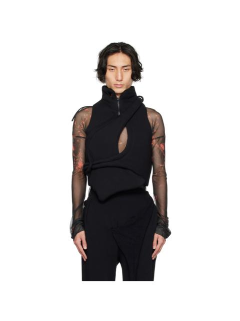 OTTOLINGER Black Asymmetric Vest